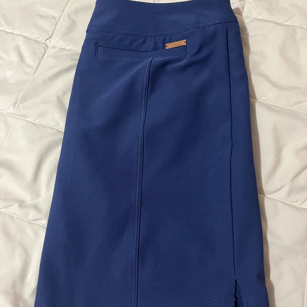 Purple/blue adidas tennis skirt